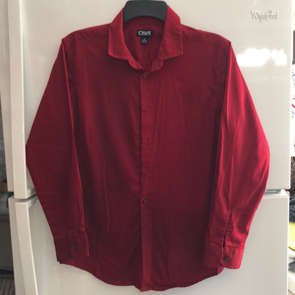 Boys Size Large (14/16) Chaps long sleeved button
